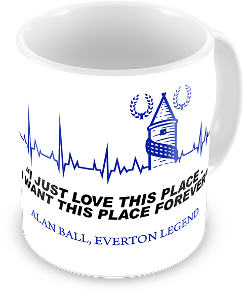 Alan Ball Famous Everton Quote Coffee Mug (760x880), Png Download
