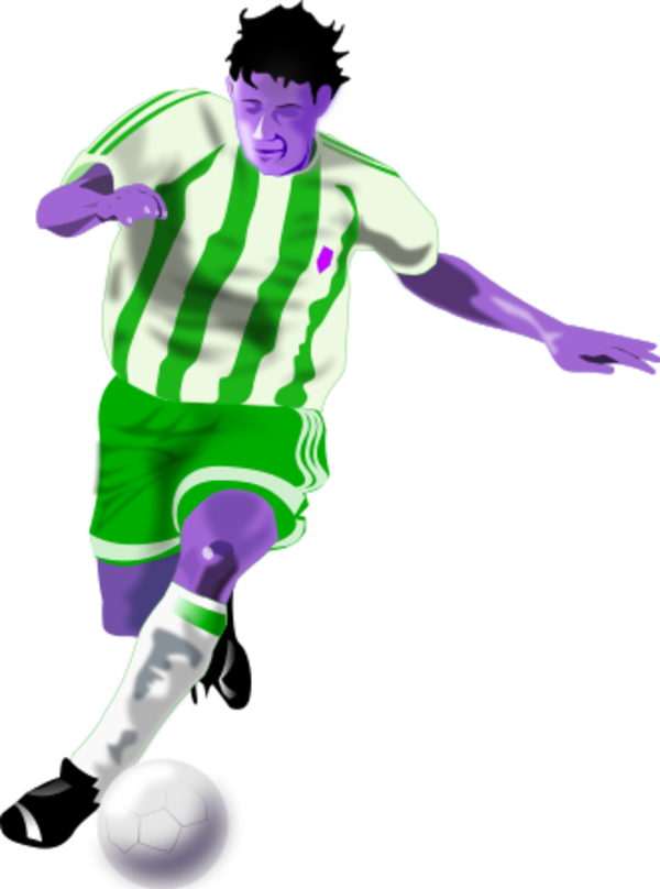 Futbolista Soccer Player (600x808), Png Download