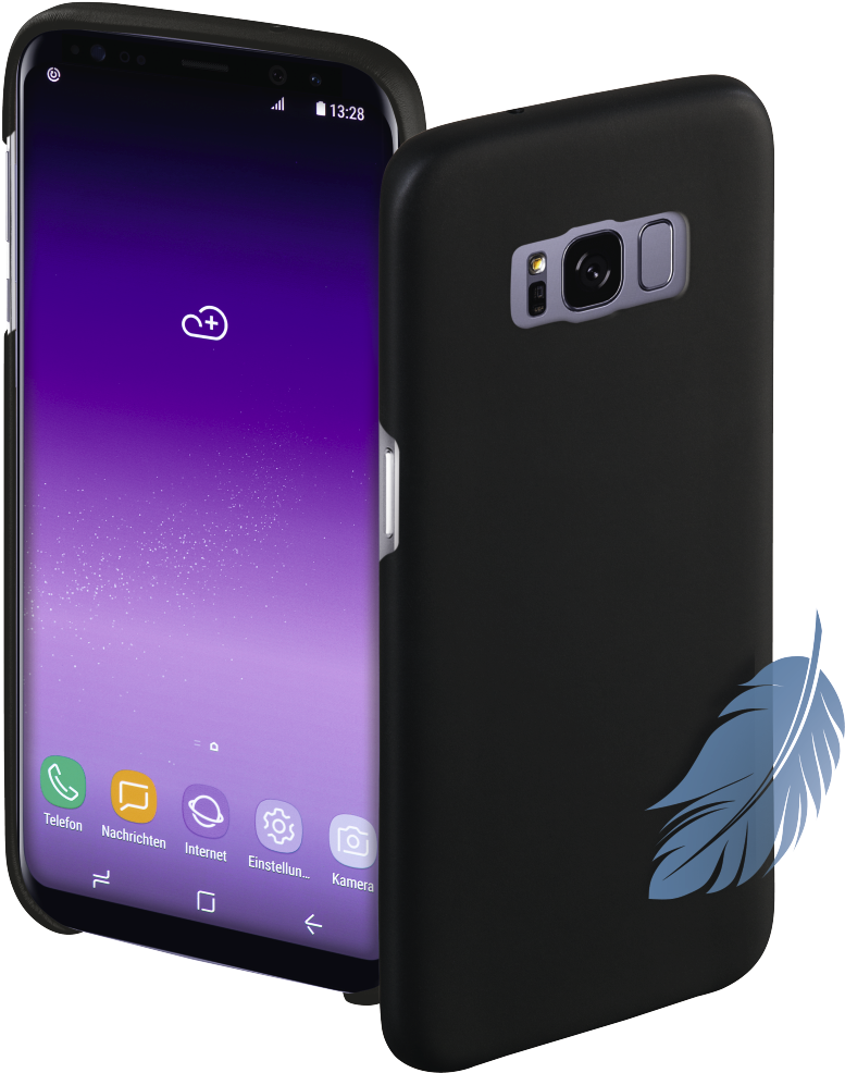 Cover "silk" Für Samsung Galaxy S8, Schwarz (1100x1100), Png Download