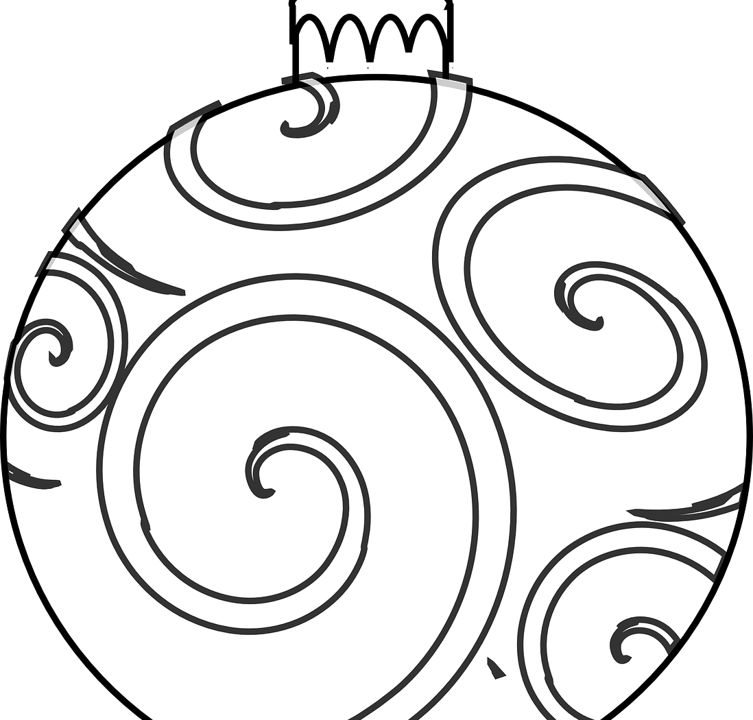 Ornament Line At Getdrawings (1098x1050), Png Download
