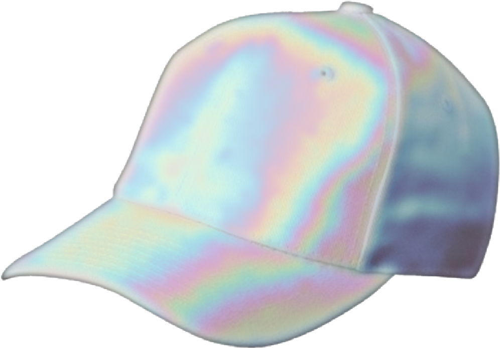 Holo Holographic Hat Cap Baseballcap Png Freetoedit (1024x1024), Png Download