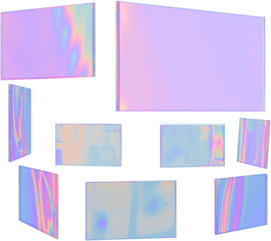 Glass Holo Transpa (1024x1024), Png Download