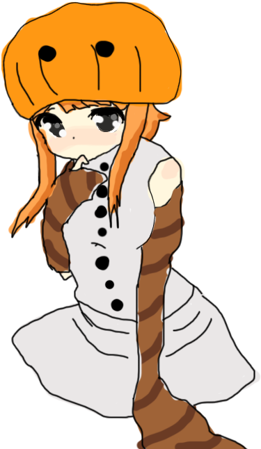 Snow Girl Png Image Backgrounds For Powerpoint Templates (500x676), Png Download