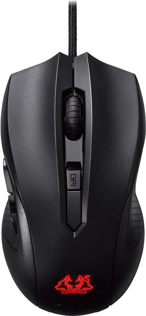 Cerberus Combo, Red/blue Led, 2500 Dpi, Wired Usb, (700x700), Png Download