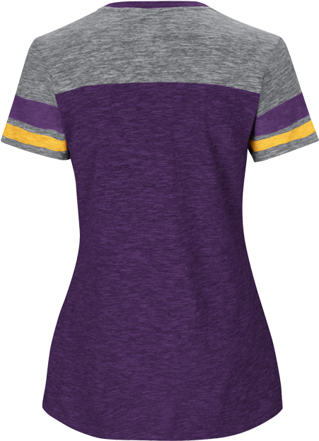Los Angeles Lakers Women's All My Hearts V-neck (500x667), Png Download
