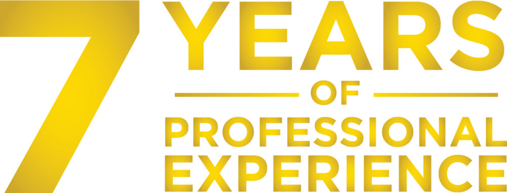7 Years Experience (1000x382), Png Download