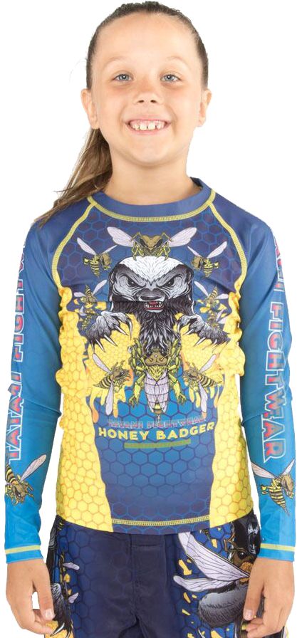 Tatami Kids Honey Badger V5 Rash Guard (1000x1000), Png Download