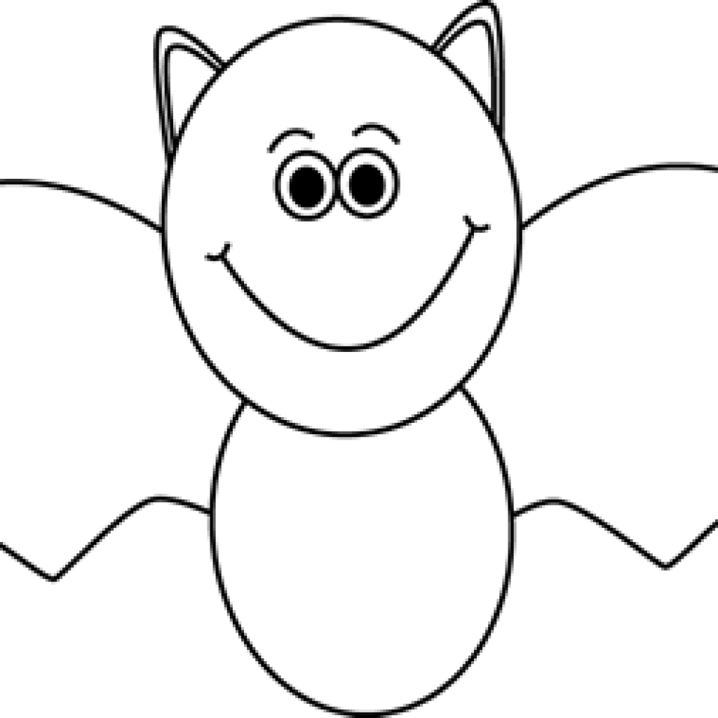 Bat Clipart Black And White New Year Clipart Hatenylo (1024x1024), Png Download