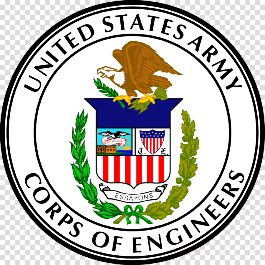 Army Corps Of Engineers Seal Clipart United States (900x900), Png Download