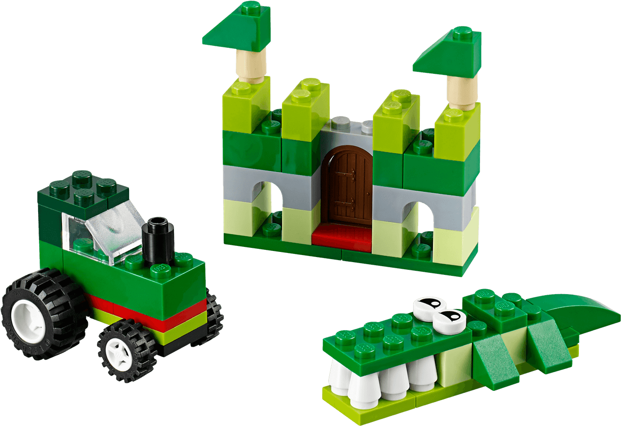 Lego® Green Creativity Box (1488x837), Png Download