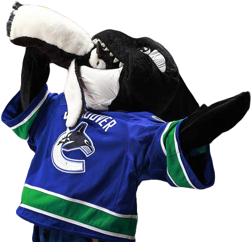 Fin The Whale Devouring A Penguin (762x540), Png Download