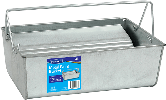 Metal Bucket With Grid No Mesh Monarch Painting Australias (600x600), Png Download