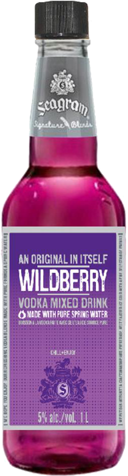 Seagram Wildberry (730x970), Png Download