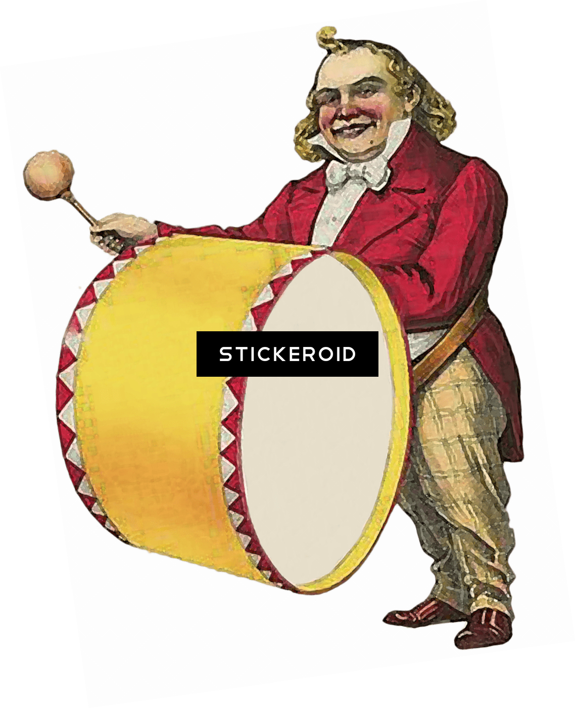 Circus Drums Victorian (1138x1402), Png Download