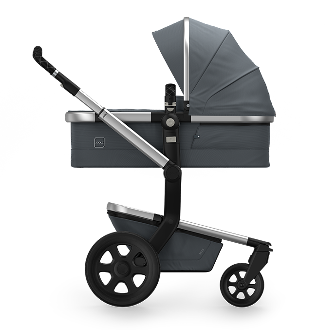 Joolz Day² Tailor Cot Seperate Seperate Fsilver Wblack (807x700), Png Download