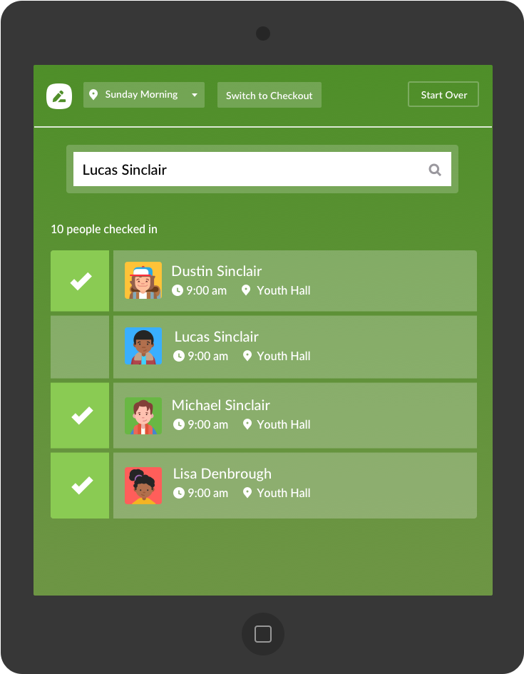 Run Check In “clipboard Style” From A List Of Children (1400x1100), Png Download