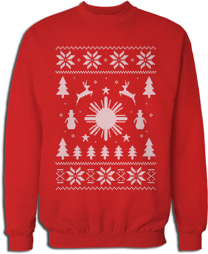 Filipino Ugly Xmas Sweater (740x895), Png Download