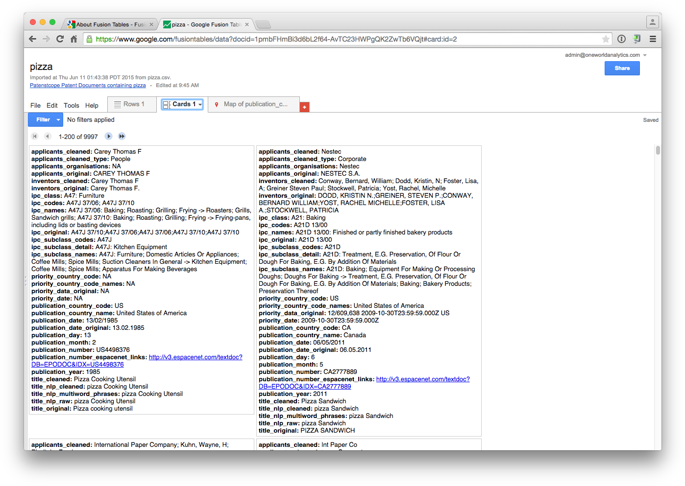 Google Fusion Tables (1413x1006), Png Download