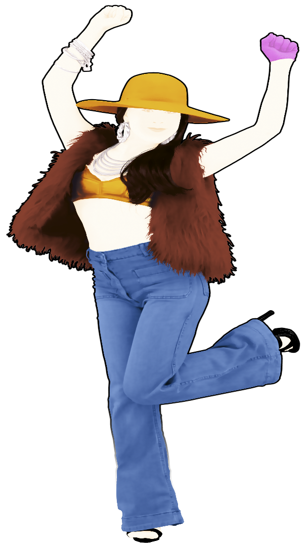 Uptown Funk Dancer 4 (690x1080), Png Download