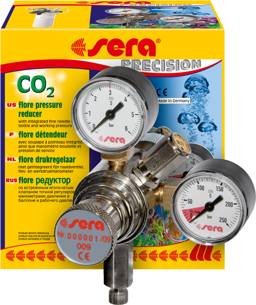 08037 Int Sera Flore Co2 Druckminderer Alv (1076x1280), Png Download
