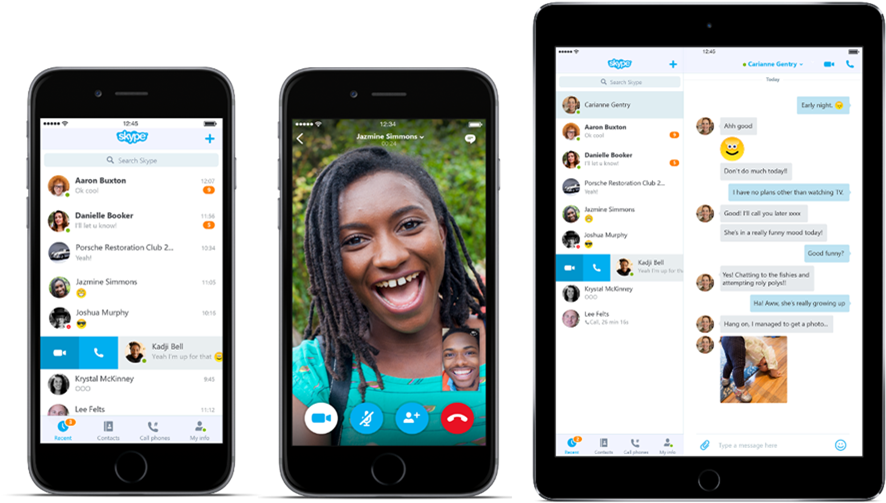 Skype For Ios (920x547), Png Download