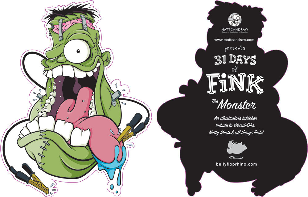 He Illustrated In The Style Of Ed Big Daddy Roth, Weird-ohs (1000x646), Png Download