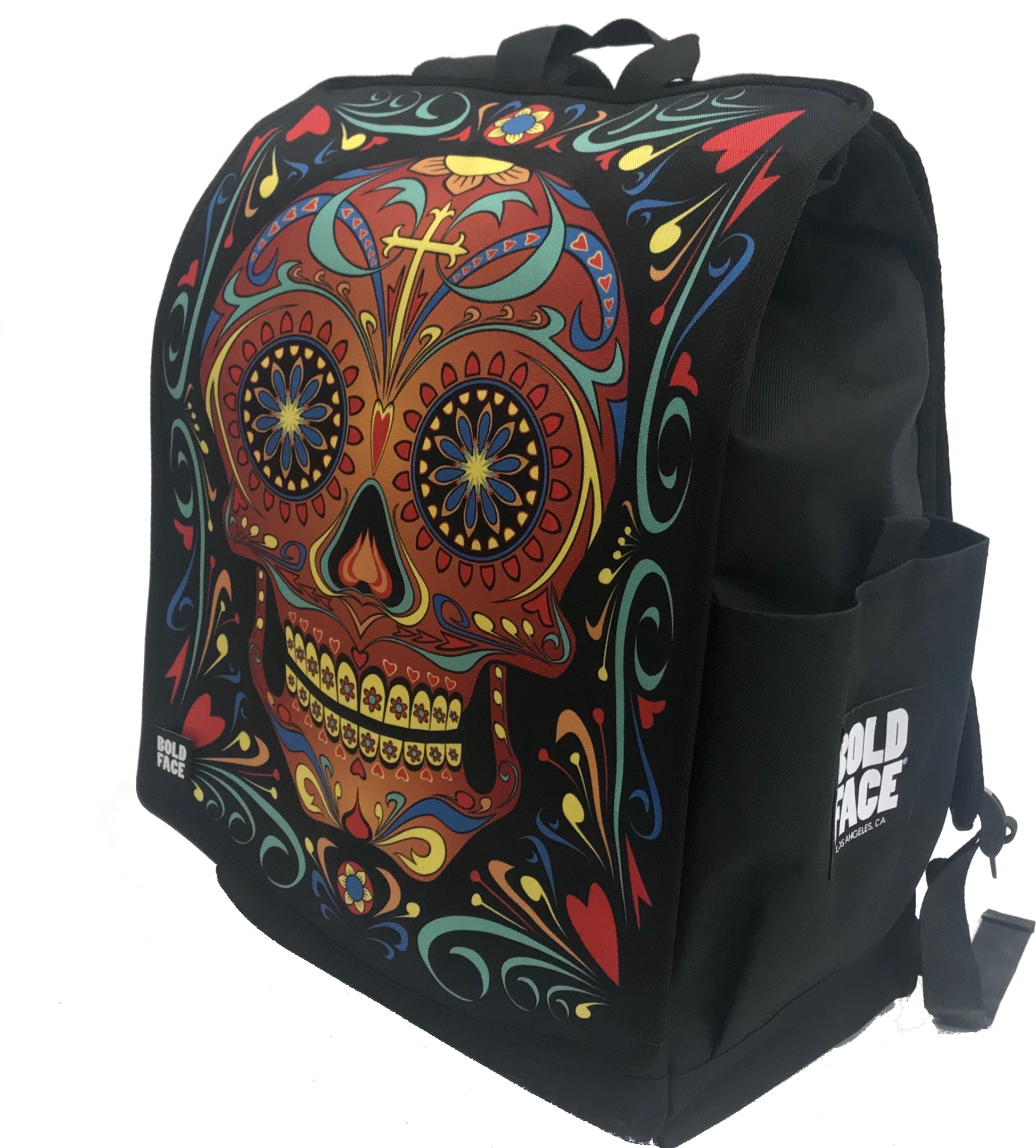 Day Of The Dead / Dia De Los Muertos Sugar Skull Backpack (2156x2156), Png Download
