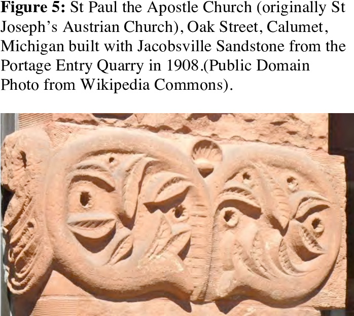Detail Of Carved Jacobsville Redstone, Sheldon Block, (708x658), Png Download