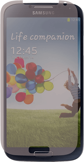 Pellicola Silicone Antiriflesso Samsung Galaxy S4 (600x642), Png Download