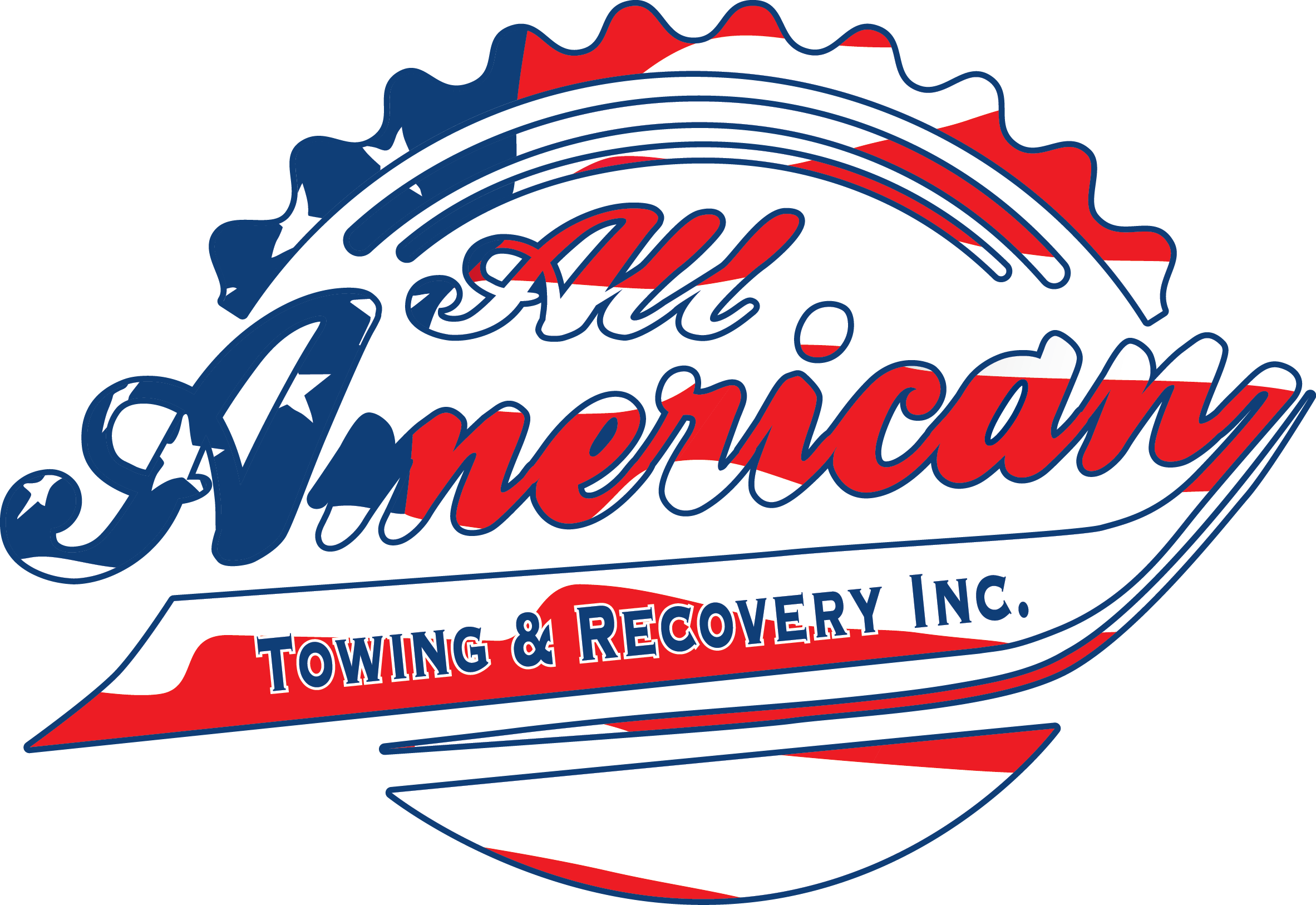 All American Towing & Recovery (2365x1626), Png Download