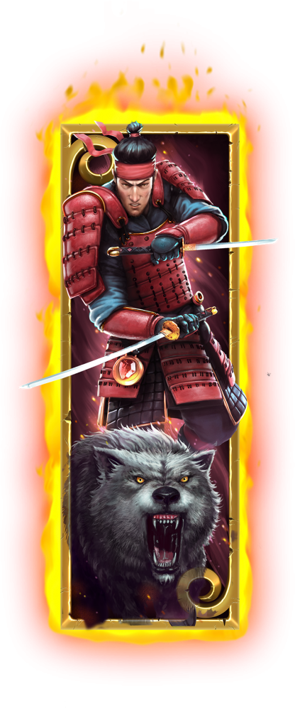 05 Extra Samurai Symbol Win Warlords Campaign Powerup (547x1024), Png Download