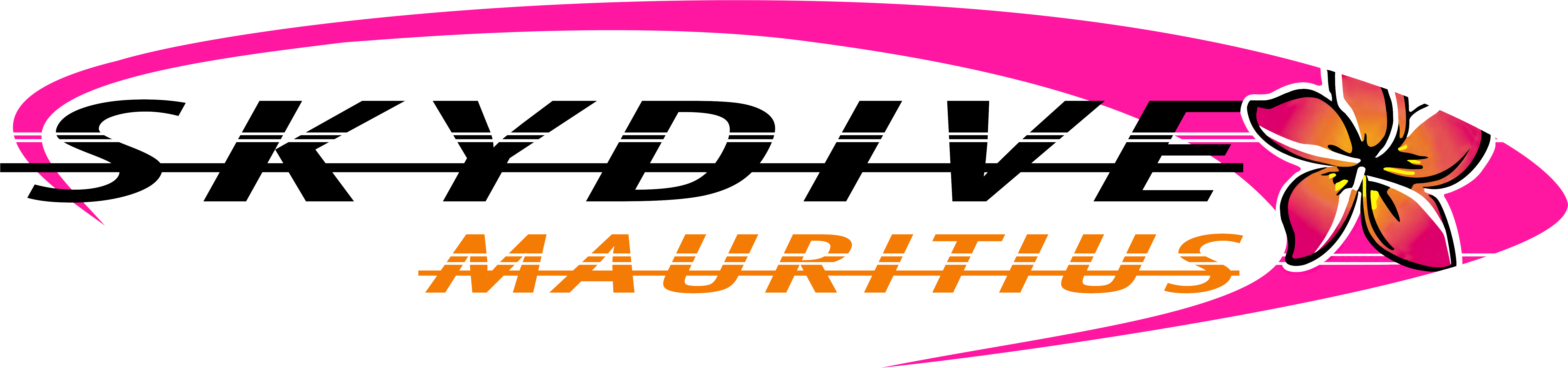 Skydive Mauritius (6525x1533), Png Download