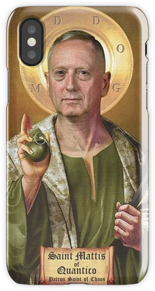 James "mad Dog" Mattis Iphone X Snap Case (750x1000), Png Download