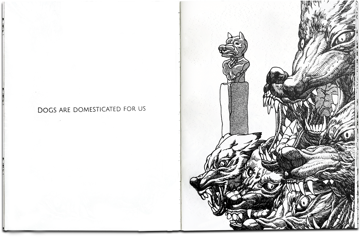 Image Of Mad Dog Bad Dog Riso Zine (1500x1110), Png Download