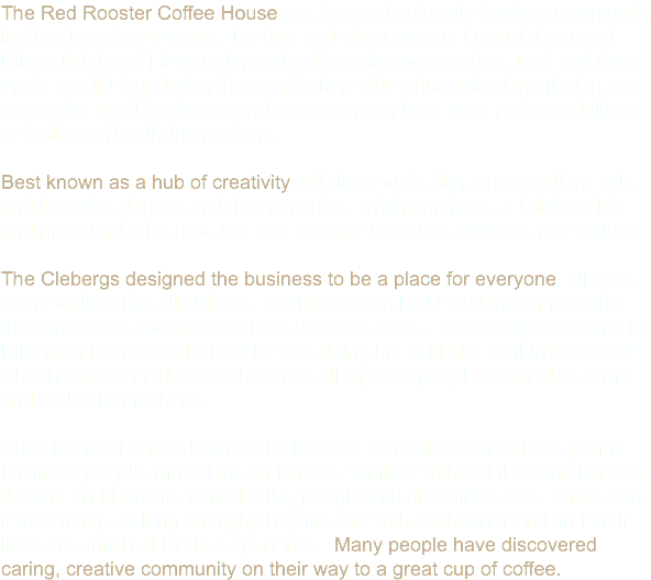 The Red Rooster Coffee House Has Been Intentionally (592x528), Png Download