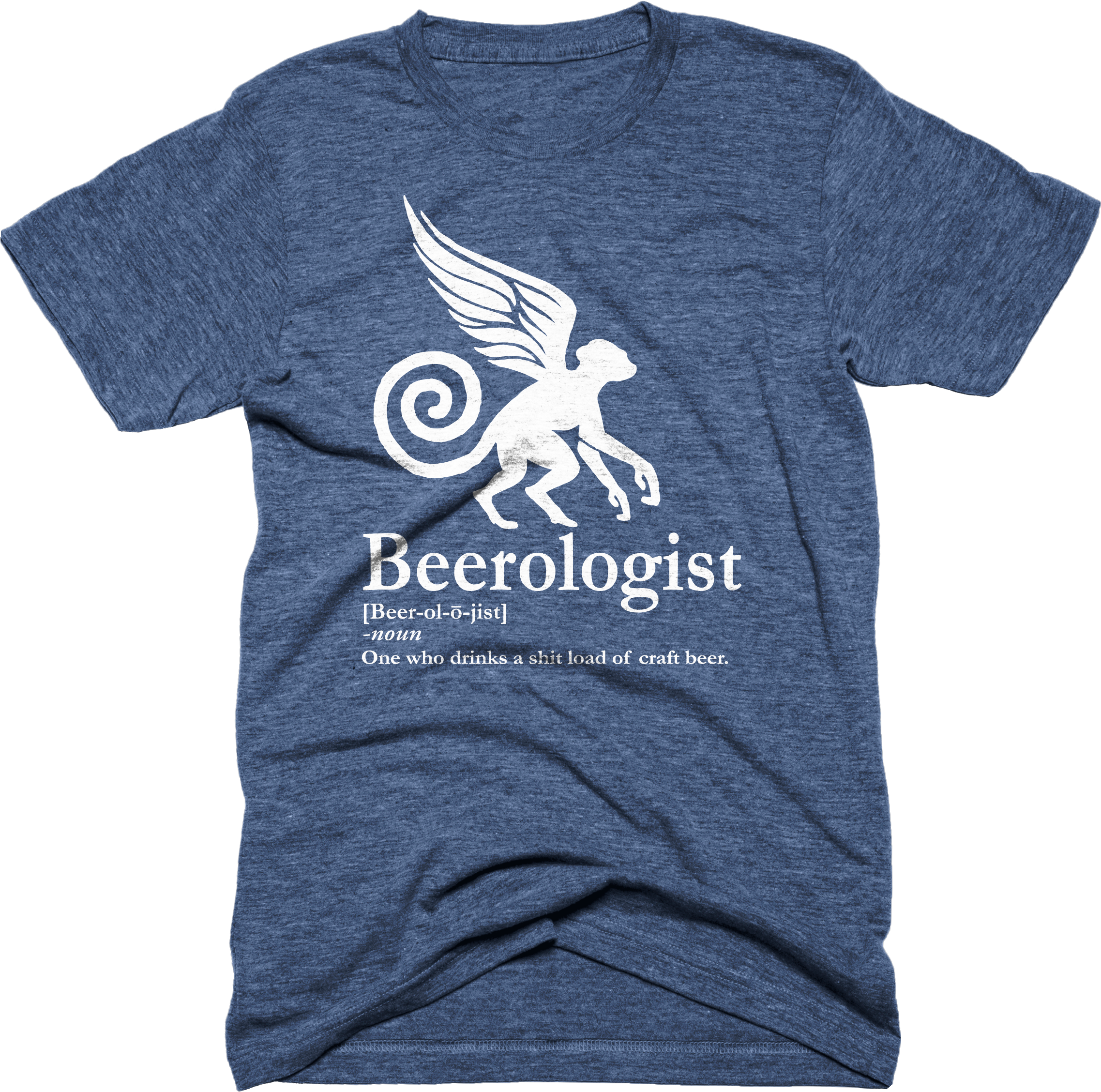 Fm Beerologist Mock Blue (2400x2400), Png Download