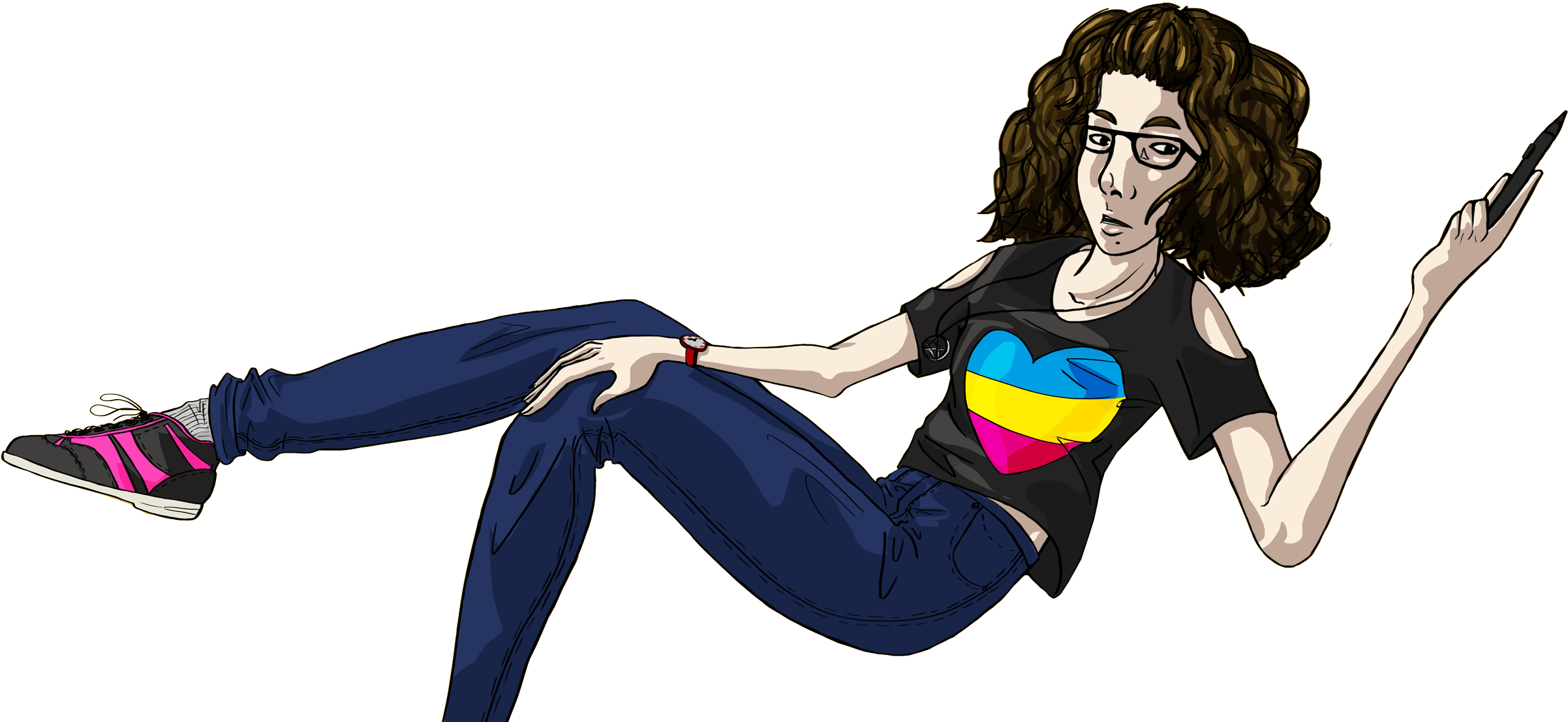 Chara.png (2500x1145), Png Download