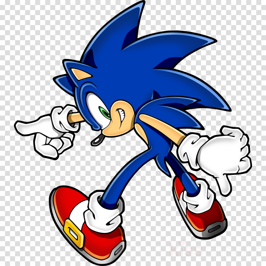 Black Sonic The Hedgehog Clipart Sonic And The Black (900x900), Png Download