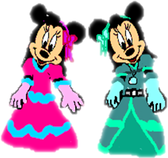 Millie And Melody Mouse Kingdom Hearts (596x568), Png Download