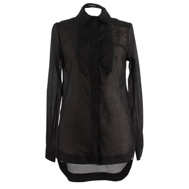 Camilla And Marc Black Voile Shirt (620x620), Png Download