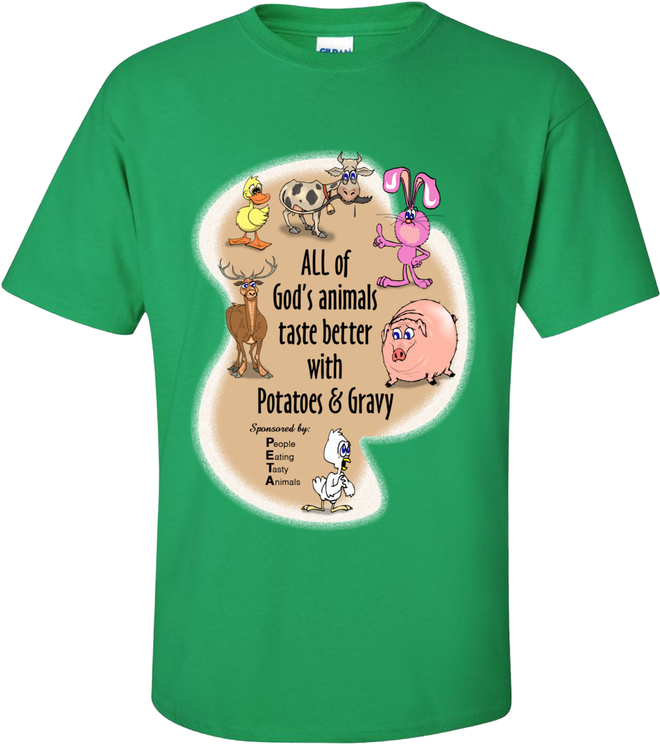 Peta T-shirt (1000x1115), Png Download