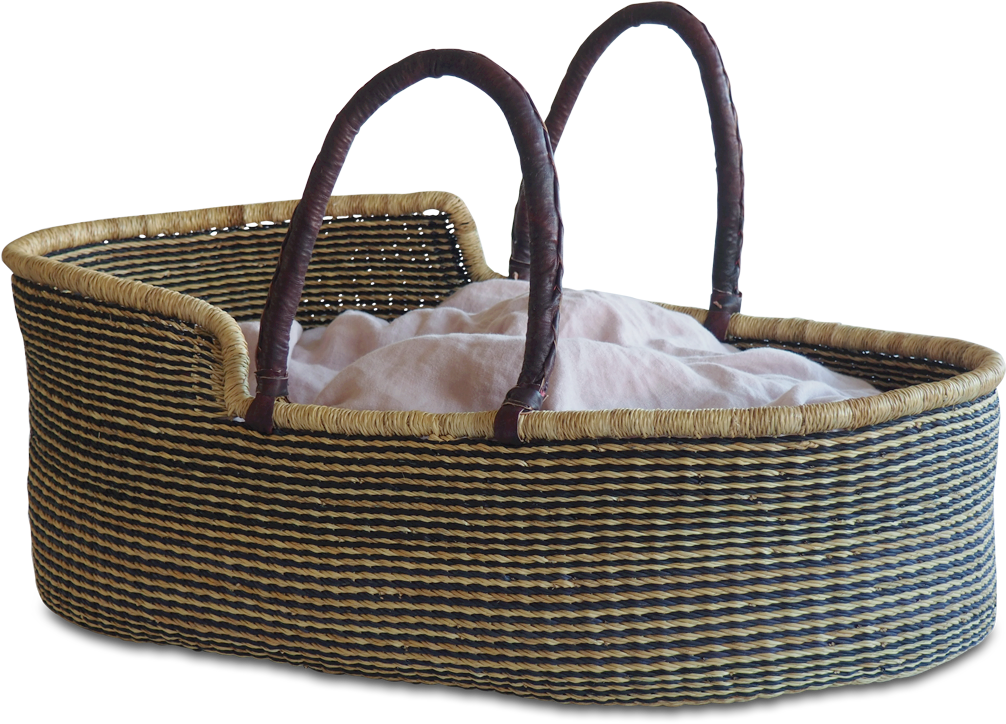 Baby Moses Basket (1020x1410), Png Download