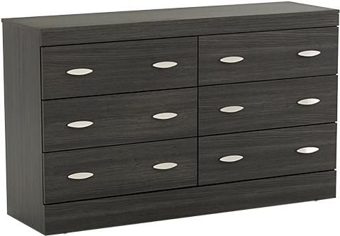 Image For 6 Drawer Dresser (519x804), Png Download
