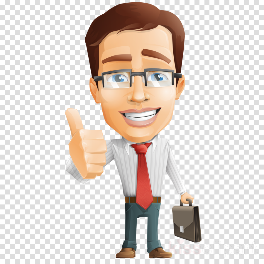 Business Man Vector Clipart Businessperson Clip Art (900x900), Png Download