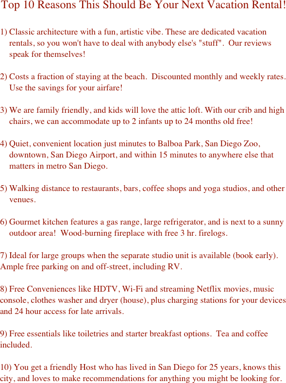 Top 10 Reasons This Should Be Your Next Vacation Rental (589x788), Png Download