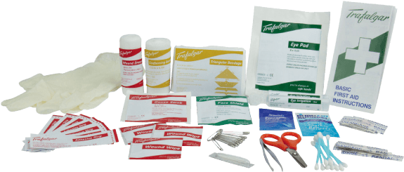 Trafalgar First Aid Kit Safety Kit Free Ice Pack (600x600), Png Download