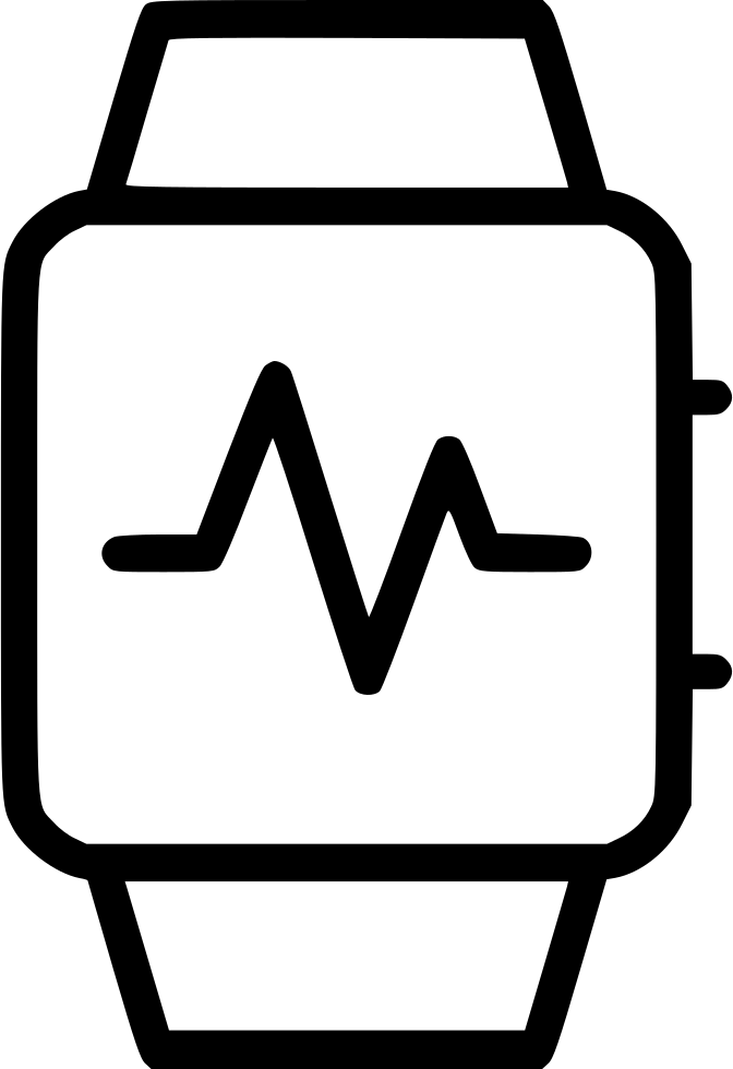 Heartbeat Watch Activity Cardio Wrist Watch Heart Monitor - Smartwatch (672x980), Png Download