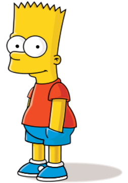 Bart Simpson - Bart Simpson Hd (350x400), Png Download