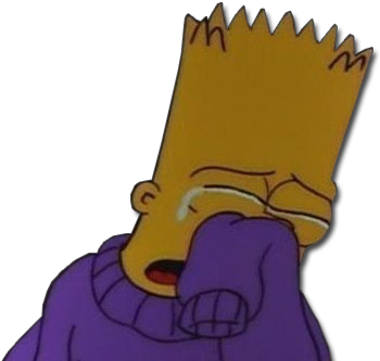 Unfollow - Aesthetic Simpsons Png (397x373), Png Download