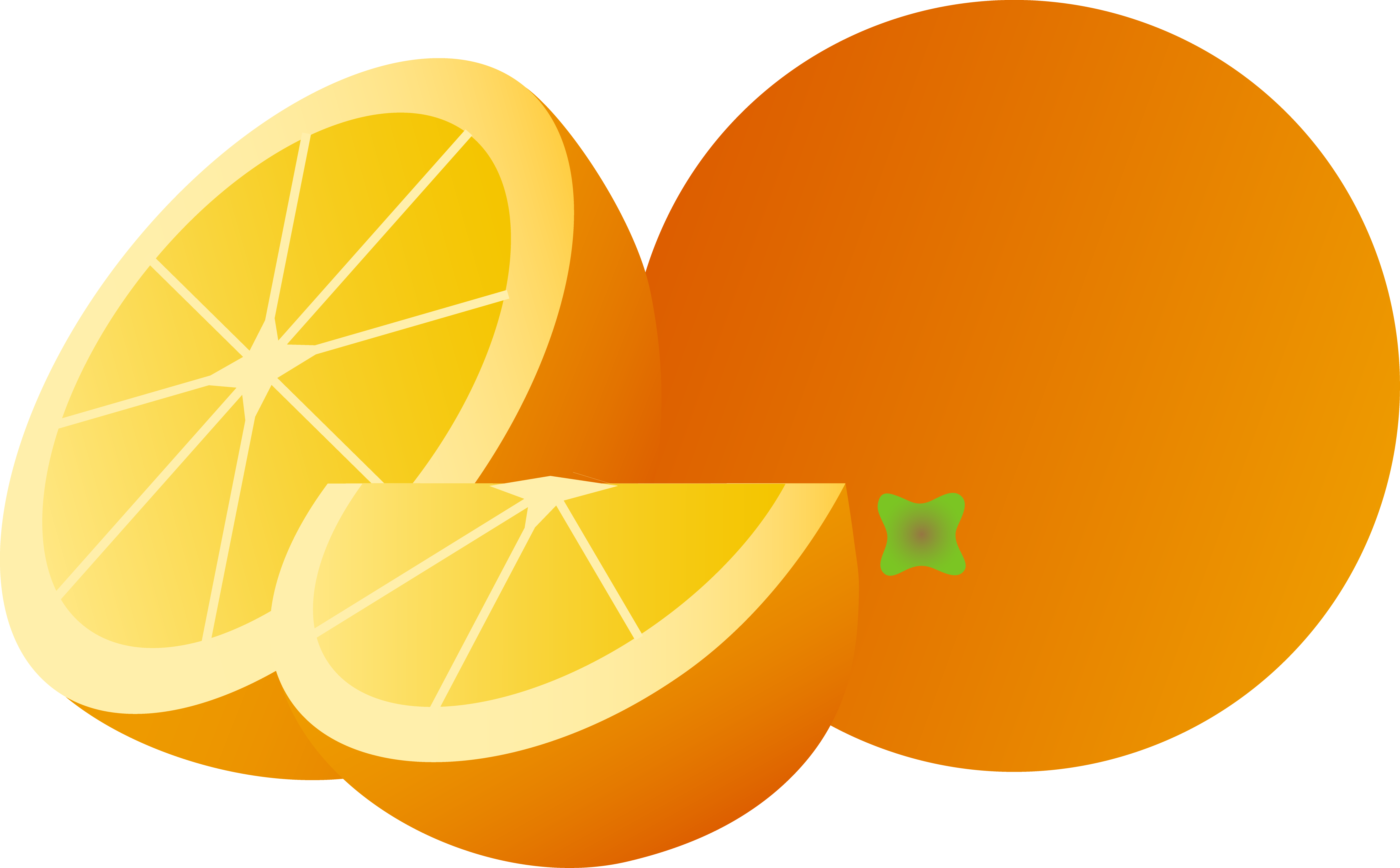 Citrus Fruit Pictures - Cartoon Image Of Orange (5865x3635), Png Download